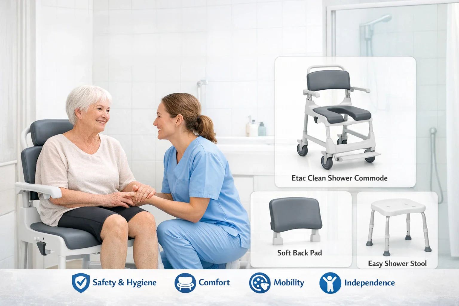 The Importance of Safe & Comfortable Bathroom Aids for Seniors and Patients in the UAE